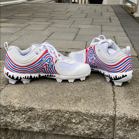 Under Armour Other - Hand painted brand new baseball cleatsNWOT